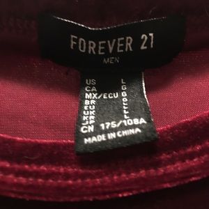 Velvet short sleeve shirt